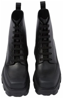 Prada Leather Fashion Ankle Boots 'Black' 2TG207_070_F0002_F_G001 Purchase Prada Leather Fashion Ankle Boots 'Black' 2TG207_070_F0002_F_G001