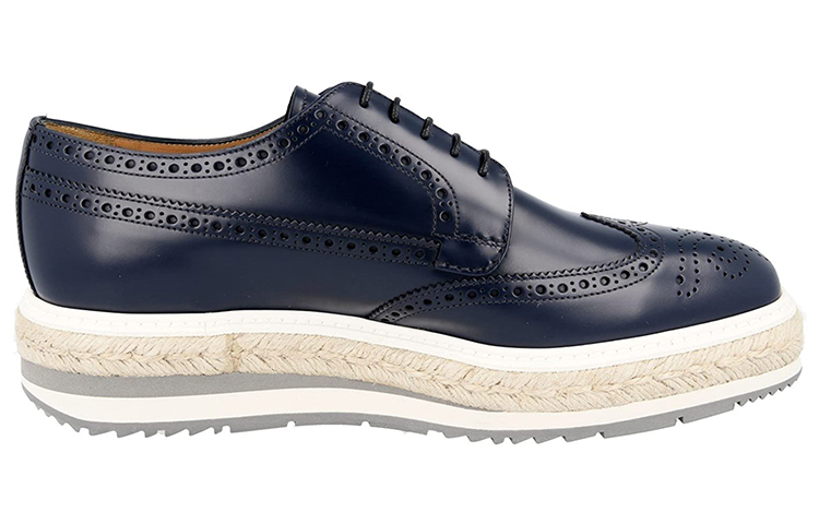 Prada Leather Fashion Mule 'Navy' 圖 2