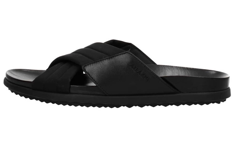 Prada Leather Fashion Sandals 'Black'