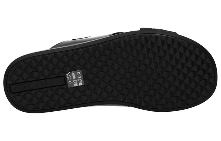 Prada Leather Fashion Sandals 'Black' 圖 5