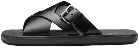 Prada Leather Flat Sandal 'Black' 2X3092_B4L_F0002_F_G001 Prada Leather Flat Sandal 'Black' 2X3092_B4L_F0002_F_G001