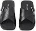 Shop Prada Leren Platte Sandalen ''Zwart'' 2X3092_B4L_F0002_F_G001