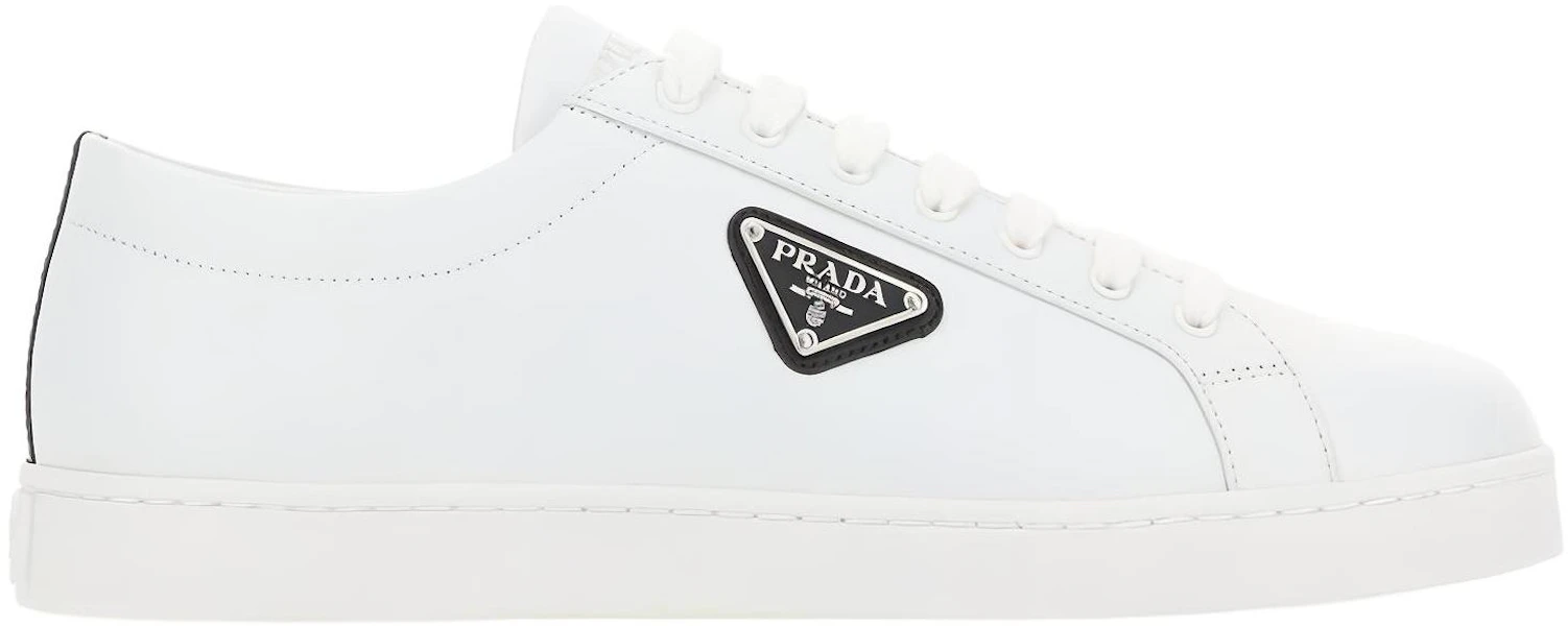 Prada Leder Glänzend Schwarz Weiß ''Fashion Sneaker'' 2EE376_3F0E_F0964 Lookbook Prada Leder Glänzend Schwarz Weiß ''Fashion Sneaker'' 2EE376_3F0E_F0964