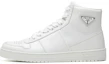 Buy Prada Leder High-Top Sneaker ''Weiß'' 2TE183_3LJ6_F0009