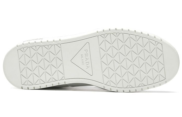 Purchase Prada Leder High-Top Sneaker ''Weiß'' 2TE183_3LJ6_F0009