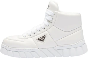 Prada Leather High-Top Sneakers 'Fashion Lace-Up White' 2TE193_2DL8_F0009 Prada Leather High-Top Sneakers 'Fashion Lace-Up White' 2TE193_2DL8_F0009