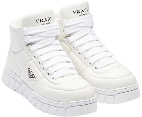 Prada Leder High-Top Sneaker ''Fashion Lace-Up Weiß'' 2TE193_2DL8_F0009 Order Prada Leder High-Top Sneaker ''Fashion Lace-Up Weiß'' 2TE193_2DL8_F0009