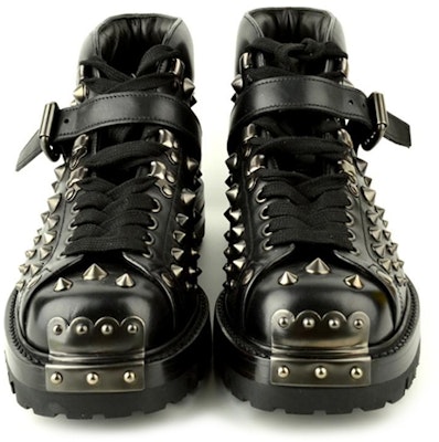 Prada Leather Lace-Up Boot 'Black Fashion' 2TG047_L09_F012L Lookbook Prada Leather Lace-Up Boot 'Black Fashion' 2TG047_L09_F012L