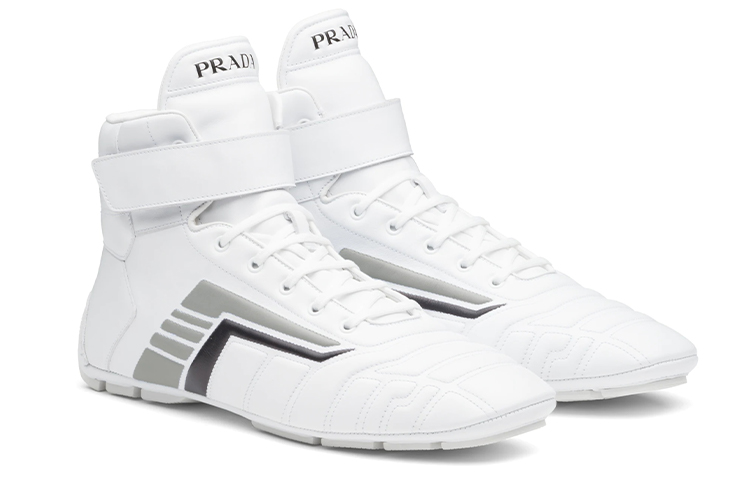 Order Prada Leder Schnürstiefel Polo Boots ''Weiß'' 2TG172_A21_F0AV1