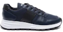 Order Prada Cuir Lacets Bout Rond Low Top ''Confort Bleu'' 4E3463_3L1K_F0HDP_F_G000
