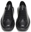 Shop Prada Sneaker Hitam Kulit Lace-up 4E3420_3A6F_F0002