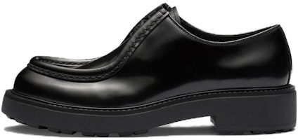 Prada Leather Lace-Up Sneakers 'Black Fashion' 2EG419_055_F0002 Prada Leather Lace-Up Sneakers 'Black Fashion' 2EG419_055_F0002
