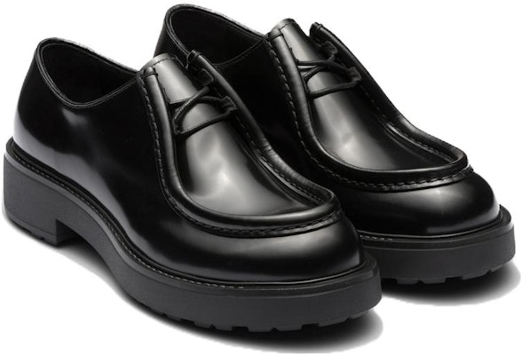 Prada Leather Lace-Up Sneakers 'Black Fashion' 2EG419_055_F0002 Order Prada Leather Lace-Up Sneakers 'Black Fashion' 2EG419_055_F0002