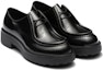 Order Prada Kasut Sneakers Kulit Ikat Tali 'Fesyen Hitam' 2EG419_055_F0002