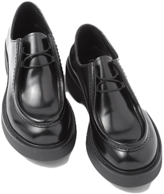 プラダ レザー レースアップ スニーカー (ブラック) 2EG419_055_F0002 Lookbook プラダ レザー レースアップ スニーカー (ブラック) 2EG419_055_F0002