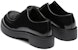 Prada Kasut Sneakers Kulit Ikat Tali 'Fesyen Hitam' 2EG419_055_F0002