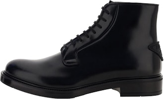 Prada Leather Lace-Up Ankle Boots 'Black' 2TG213_055_F0002_F_G000 Prada Leather Lace-Up Ankle Boots 'Black' 2TG213_055_F0002_F_G000