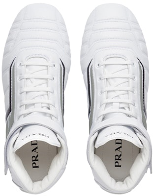 Prada Leather Lace-Up Polo Boots 'White' 2TG172_A21_F0AV1 Lookbook Prada Leather Lace-Up Polo Boots 'White' 2TG172_A21_F0AV1