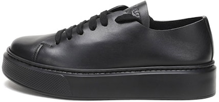 Prada Leather Lace-up Sneakers 'Black' 4E3420_3A6F_F0002 Prada Leather Lace-up Sneakers 'Black' 4E3420_3A6F_F0002