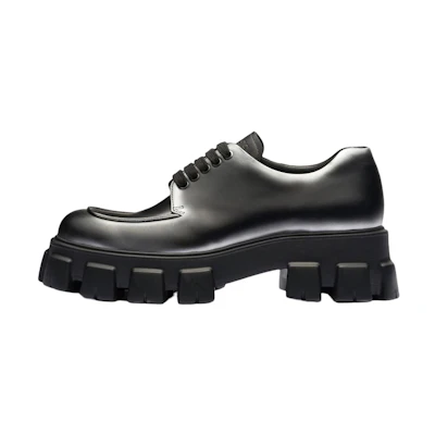Prada Leather Loafers 'Black Fashion'