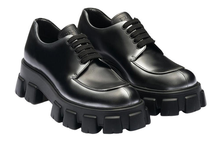 Prada Leather Loafers 'Black Fashion' 圖 3