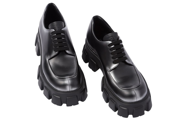 Prada Leather Loafers 'Black Fashion' 圖 4
