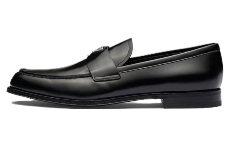 Buy Prada Sepatu Loafers Kulit 'Kenyamanan Slip-On Hitam' 2DB205_055_F0002_F_C000