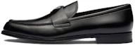 Buy Prada Sepatu Loafers Kulit 'Kenyamanan Slip-On Hitam' 2DB205_055_F0002_F_C000