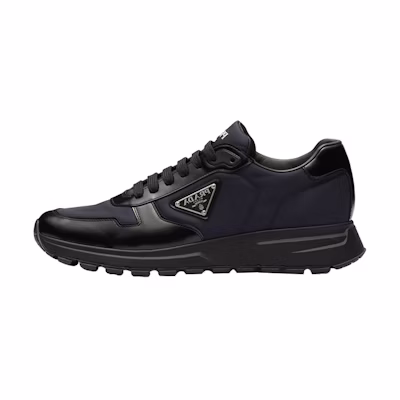Prada Leather Low-Top 'Blue Black'