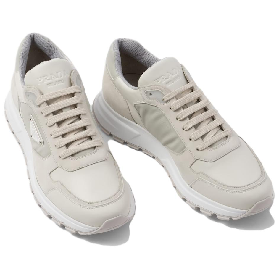 Lookbook Prada Low-Top Kulit 'Casual Comfort Putih' 2EE390_3LBA_F0K74_F_G000