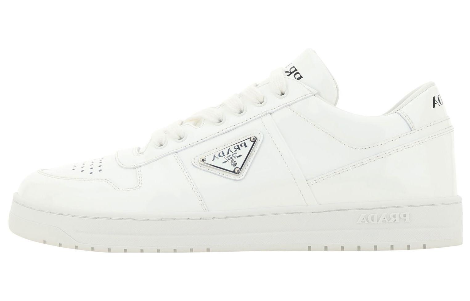 Prada Leather Low-Top Lace-Up Sneakers 'White' 2EE364_069_F0009