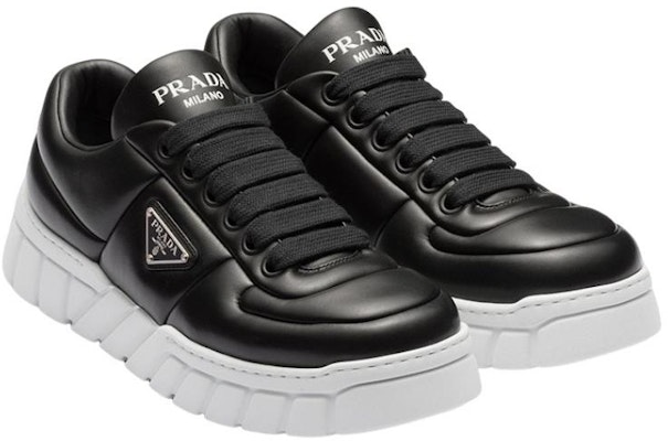 Prada Leather Low-Top Sneaker 'Black White' 2EE386_2DL8_F0632 Lookbook Prada Leather Low-Top Sneaker 'Black White' 2EE386_2DL8_F0632