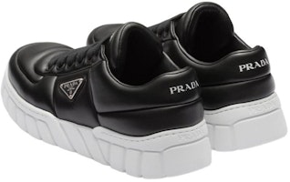 PRADA 皮革 繫帶 耐磨 低筒 運動休閒鞋 男款 黑白 Purchase PRADA 皮革 繫帶 耐磨 低筒 運動休閒鞋 男款 黑白