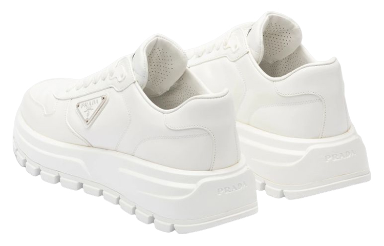 Prada Leather Low-Top Sneaker 'Logo' 圖 5