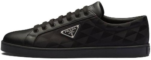 Prada Leather Low-Top Sneakers 'Black' 2EE376_3LNW_F0002_F_G000 Prada Leather Low-Top Sneakers 'Black' 2EE376_3LNW_F0002_F_G000