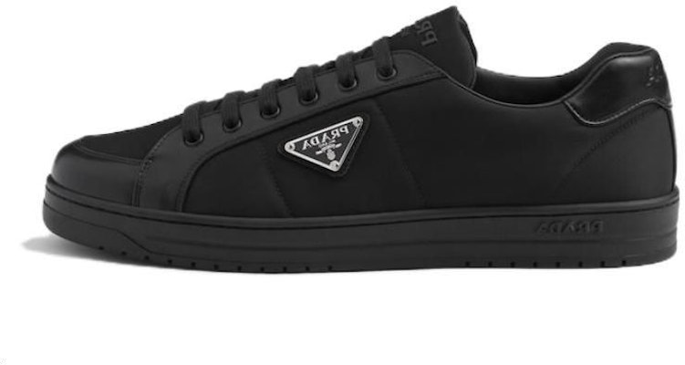 PRADA普拉達 皮革 舒適百搭 低幫 板鞋 男款 黑色 Buy PRADA普拉達 皮革 舒適百搭 低幫 板鞋 男款 黑色