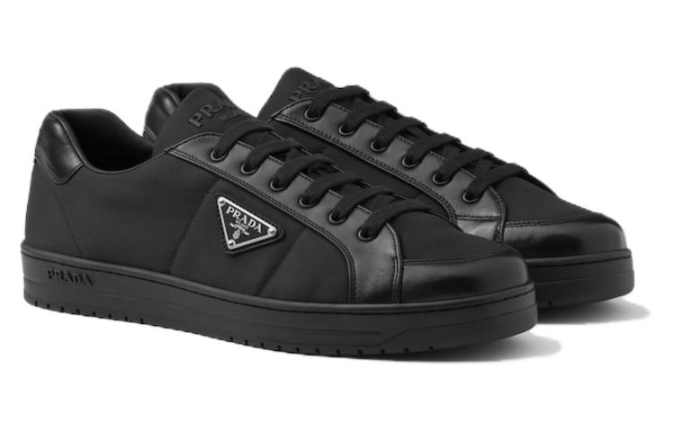 Lookbook PRADA普拉達 皮革 舒適百搭 低幫 板鞋 男款 黑色