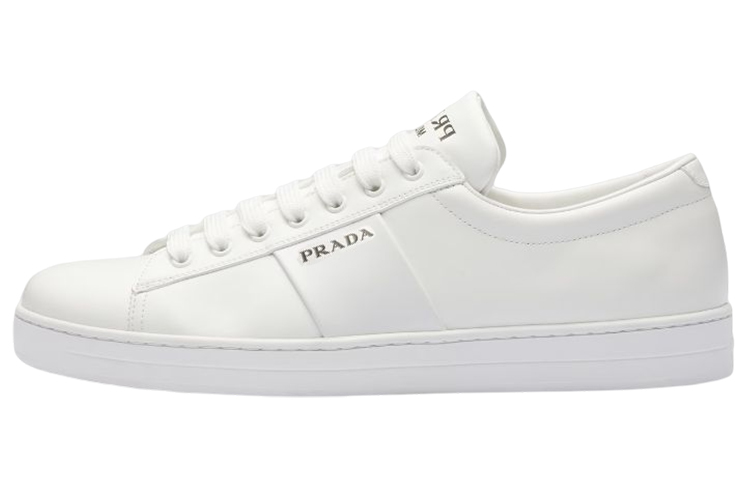 Buy Prada Leather Low Top 'White Logo' 2EE389_QSZ_F0009
