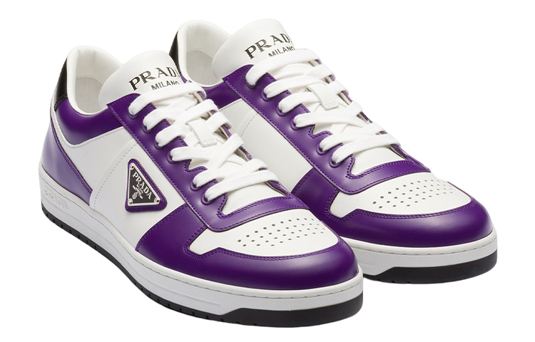 Prada Leather Low-Top Lace-Up 'Fashion Purple' 圖 2