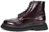 Buy Prada Leather Platform Ankle Boots 'Dark Burgundy' 2TE138_B4L_F0397