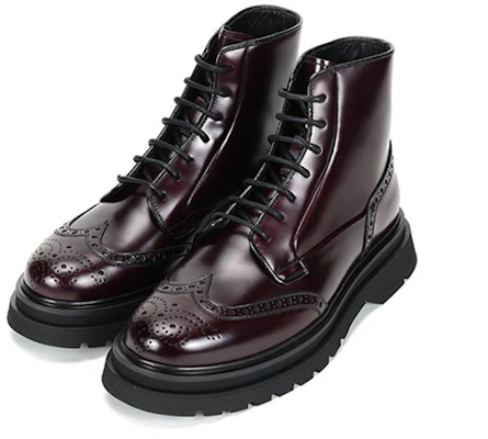 Prada Leather Platform Ankle Boots 'Dark Burgundy' 2TE138_B4L_F0397 Lookbook Prada Leather Platform Ankle Boots 'Dark Burgundy' 2TE138_B4L_F0397
