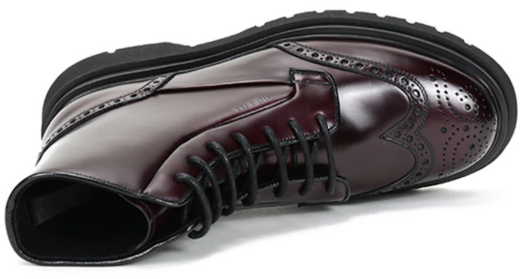 Prada Leather Platform Ankle Boots 'Dark Burgundy' 2TE138_B4L_F0397 Purchase Prada Leather Platform Ankle Boots 'Dark Burgundy' 2TE138_B4L_F0397