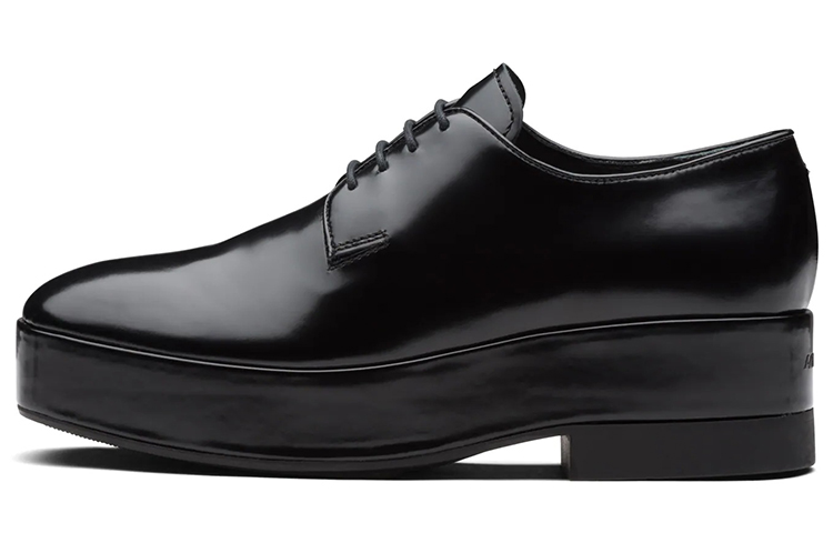 Prada Leather Platform Sneakers 'Black' 2EG379_LVN_F0002_F_X021