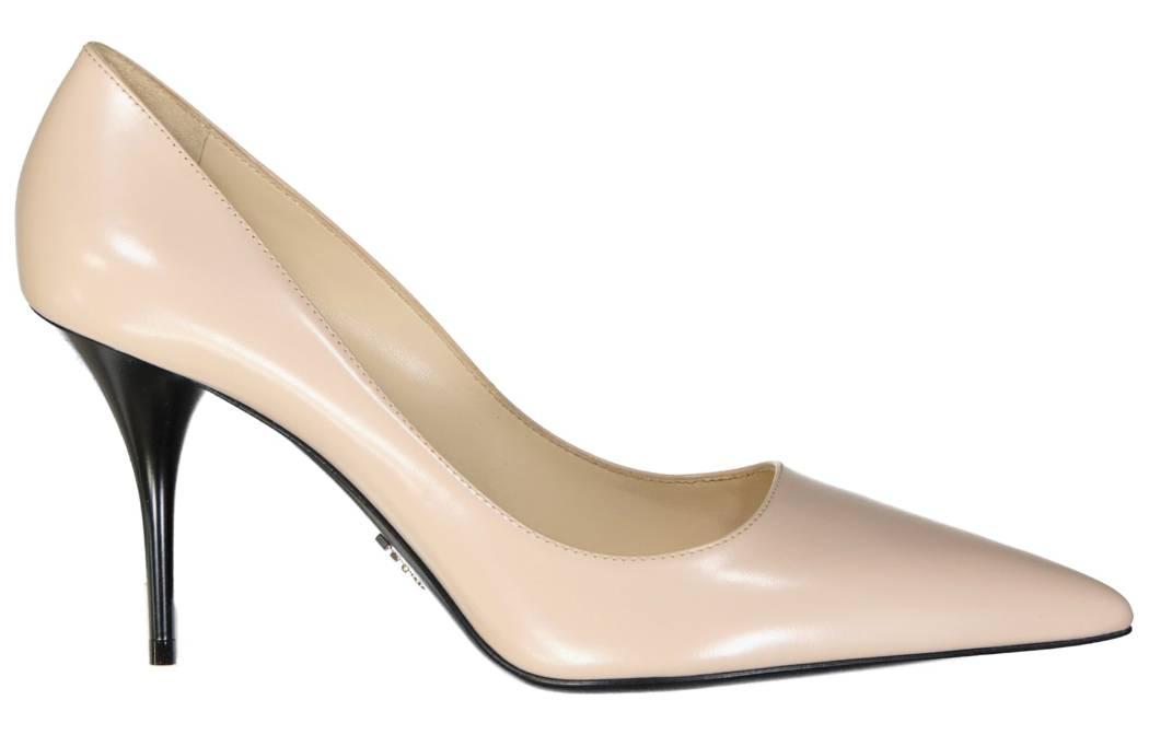 Prada Leather Pumps 'Beige' 圖 2