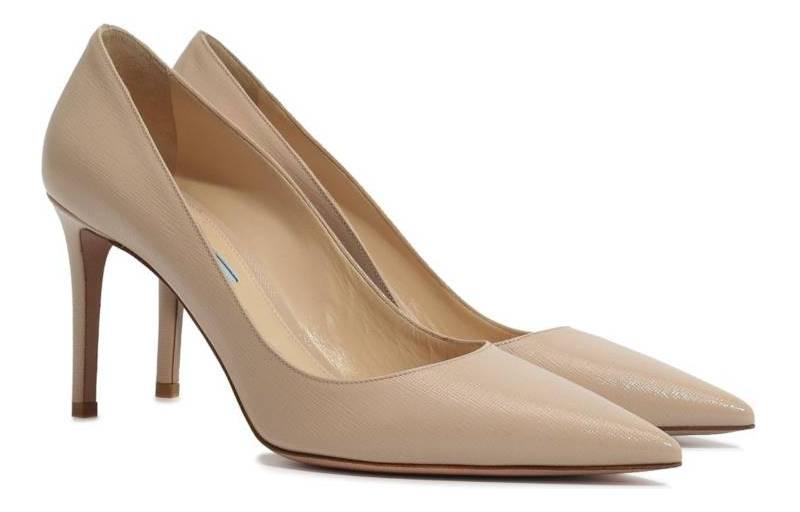 Prada Leather Pumps 'Light Brown'