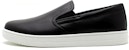 Prada Kasut Kulit Rata Low-Top Hujung Bulat 'Hitam' 4D2733_3O9U_F0632