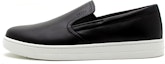 Buy Prada Kasut Kulit Rata Low-Top Hujung Bulat 'Hitam' 4D2733_3O9U_F0632