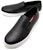 Prada Kasut Kulit Rata Low-Top Hujung Bulat 'Hitam' 4D2733_3O9U_F0632