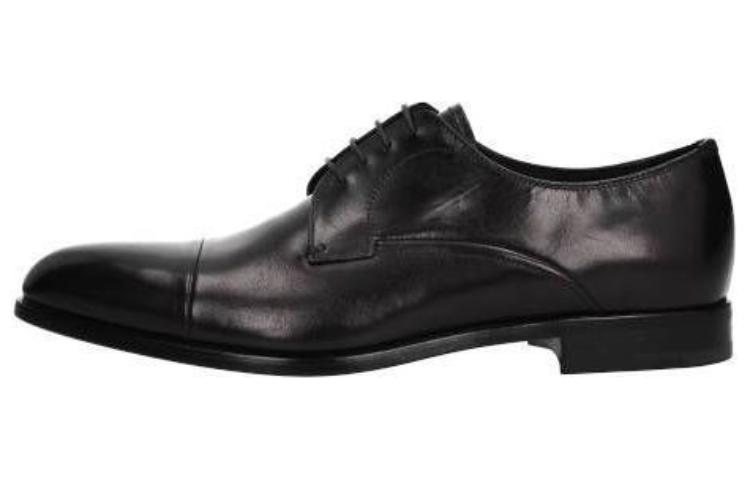 Buy Prada Leather Round-Toe Lace-Up Sneakers 'Black' 2EA100_3F33_F0002