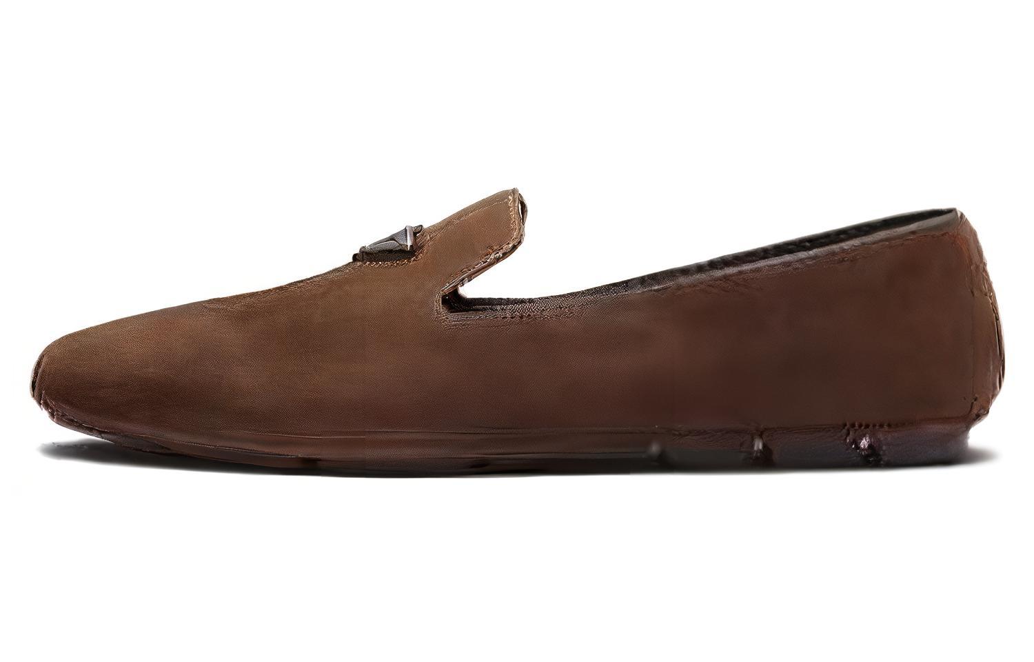 Prada Leather Round Toe 'Brown' 2DD174_103_F0003_F_U00I